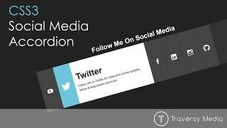 Social Media Accordion With CSS3 Transitions