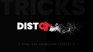 CSS3 Text Distortion Animation Effects | Tricks