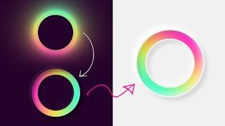 Neumorphism Gradient Loader Ring Animation Effects using Html & CSS | Light Version