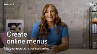 Lesson 3: Create online menus | Take your restaurant business online
