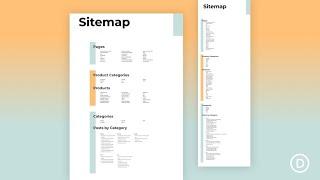 How to Create a Dynamic HTML Sitemap Page in Divi