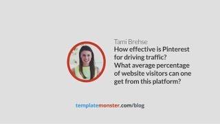 How effective is Pinterest for driving traffic?