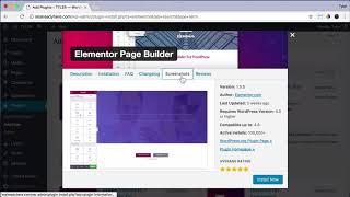 Install Elementor Page Builder in WordPress #16