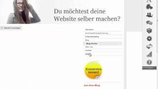 Wie man ein Blog-Archiv in Jimdo einrichtet