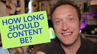 How long should AFFILIATE CONTENT be?