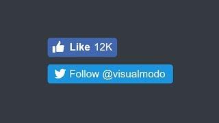 How To Add Facebook Like and Twitter Follow Buttons In WordPress?