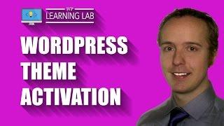 WordPress Theme Activation (Live Preview) Tutorial | WP Learning Lab