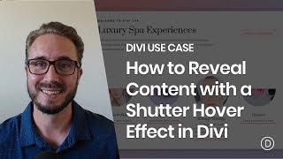 How to Reveal Content with a Shutter Hover Effect in Divi