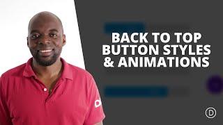 Free Divi Extension: Alternate Back to Top Button Styles & Animations