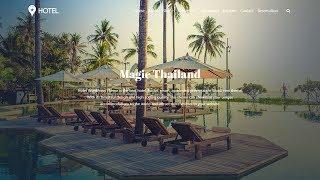 Hotel WordPress Theme   Background Video & Reservation Section