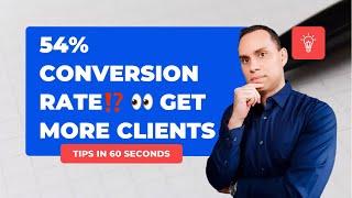 54% Conversion Rate⁉️  Get More Clients #shorts