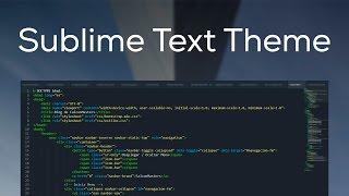 Mi theme de Sublime Text y Como instalar Themes