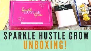 SPARKLE HUSTLE GROW UNBOXING MARCH 2018   SUBSCRIPTION BOX COUPON CODE