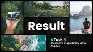 Responsive Image Gallery Using CSS Grid | Task Result