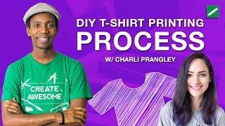 DIY Screen Printing Process with CharliMarie TV