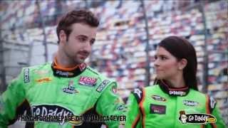 GoDaddy Racing Presents - James Hinchcliffe or Danica Patrick on the Go Daddy Homepage?