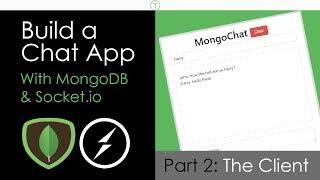 Build a Chat App With MongoDB & Socket.io [Part 2]