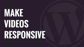 How to Make Your Videos Responsive in WordPress with FitVids