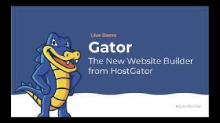 DEMO: Gator Website Builder from HostGator