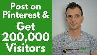 How To Post on Pinterest & Get 200k Visitors | Create Amazing Pinterest Images