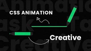 CSS Creative Pencil Animation Effects Task | Html5 CSS3
