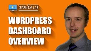 WordPress Dashboard Tutorial Overview for WordPress Beginners | WP Learning Lab
