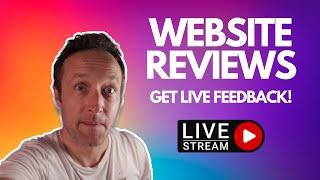 NICHE WEBSITE REVIEWS (AGAIN) - LIVE - Chat, Q&A, Merch giveaway and more!