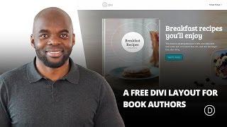 Elegant Authors:  A Free Divi Layout for Book Authors