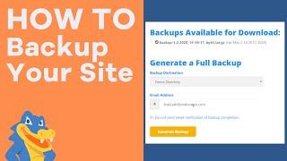 How to Backup Your Website in cPanel
