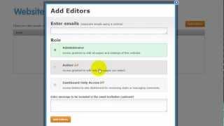 How to Add / Invite Weebly Editors (Administrator, Author)