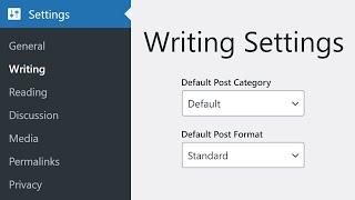 How to Configure Your WordPress Writing Settings