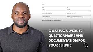Creating a Website Questionnaire and Documentation for your Clients