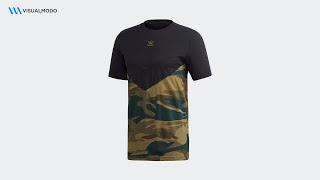 Adidas Camouflage Block Tee T Shirt Unboxing