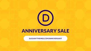 The Divi Anniversary Sale Starts Now!