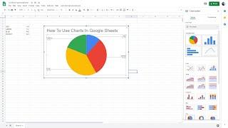 How To Create Charts In Google Sheets?