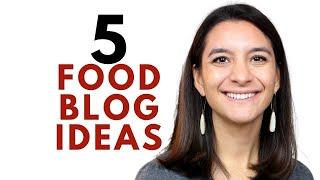 5 Unique Food Blog Niche Ideas You Should Be Using Today