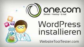WordPress günstig hosten und installieren mit One.com - Tutorial