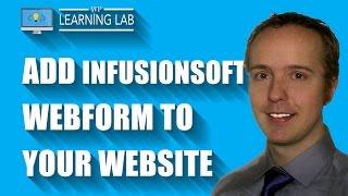 Integrate An Infusionsoft Optin Form With WordPress - Start Building Your List | WP Learning Lab