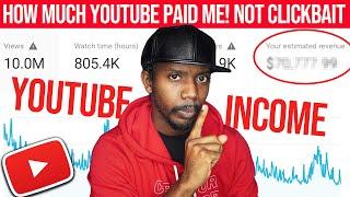 HOW MUCH YOUTUBE PAID ME IN 2019 (YouTube Income Report)
