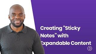 Creating “Sticky Notes” with Expandable Content with Divi