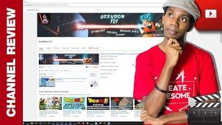 YouTube Channel Review: Geekdom101| Fanbase Channel | Review 14 of 30