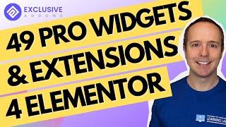 49 Pro Elementor Widgets & Extensions For Elementor By Exclusive Addons For Elementor