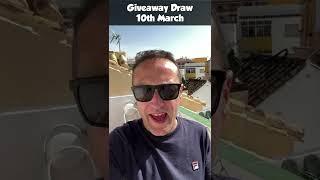 Date of WEBSITE GIVEAWAY draw announced! #shorts
