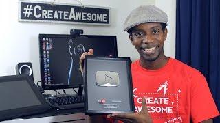 100K YouTube Silver Play Button Unboxing!