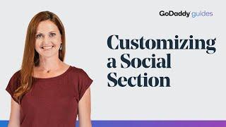 How to Customize Your Website's Social Media Section