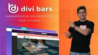 How To Create Promo Bars For the Divi Theme With DIVI BARS!