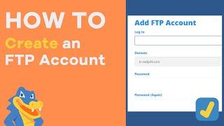 How to Quickly Create an FTP Account in cPanel - HostGator Tutorial