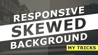 Responsive Razor Slanted Div Shape - My Tricks