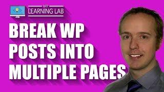 WordPress Pagination Breaks Your Posts Into Multiple Pages