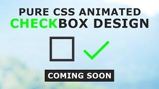 CSS TRANSFORMICONS - Pure CSS Animated Checkbox Design - Coming Soon